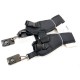 Double Dual Shoulder Sling Belt Strap for 2/Two DSLR Quick Rapid Digital Cameras