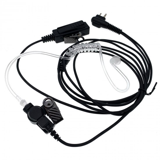 2-Wire Security Surveillance Kit Headset Earpiece Motorola Radio CP-150 CP-200