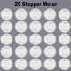 25pcs Cluster Stepper Motor X27.168 for GM Chevrolet Chevy GMC Cadillac Buick