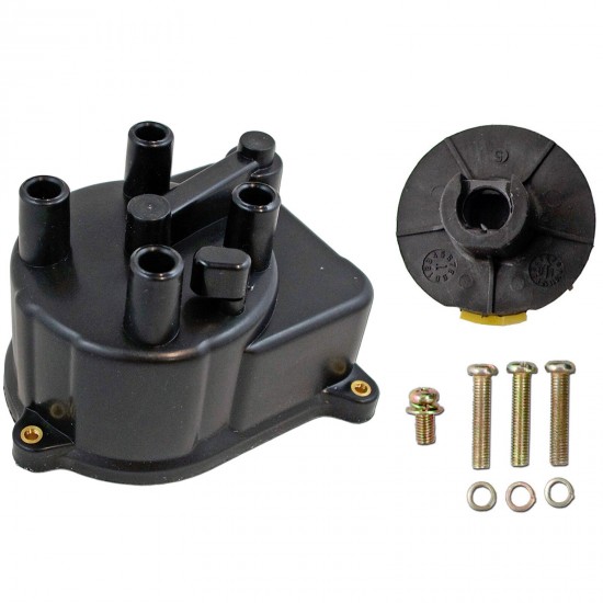 New Distributor Cap & Rotor Ignition Kit For Honda Civic 30103P08003 30102P54006