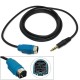 3.5mm AUX Jack Cable Adapter For Alpine CDE-9873E CDA-9883R CDA-9884R CDA-9885R