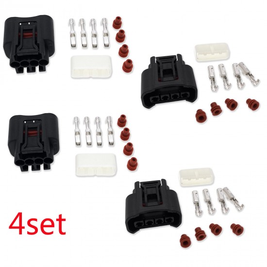 4 set Ignition Coil Plug Connector For Toyota Lexus Camry Yaris 90980-11885