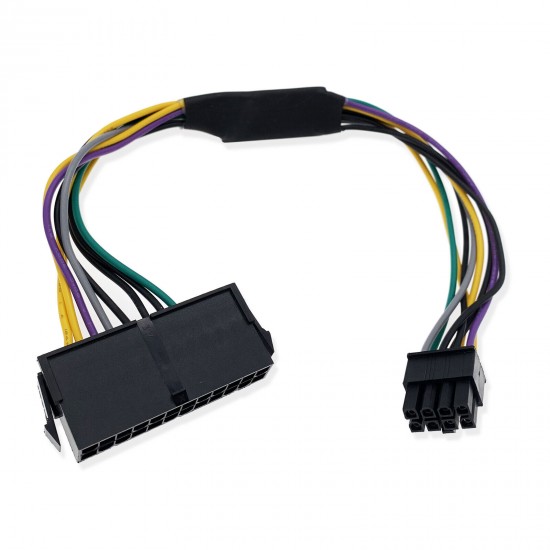 24-Pin to 8-Pin 18AWG ATX Power Supply Adapter Cable for Dell Optiplex Computers