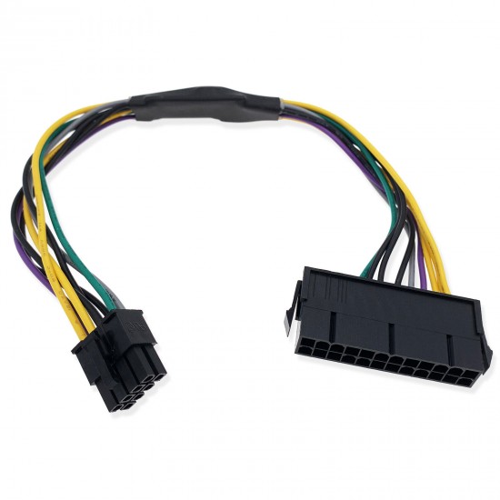 24-Pin to 8-Pin 18AWG ATX Power Supply Adapter Cable for Dell Optiplex Computers