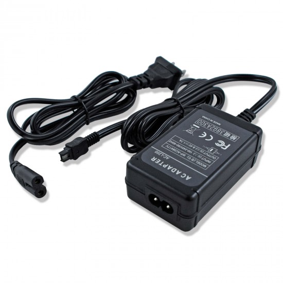 AC Adapter Charger For Sony HandyCam DCR-SX41 DCR-SR68 DCR-SR80 DCR-SR82 AC-L25