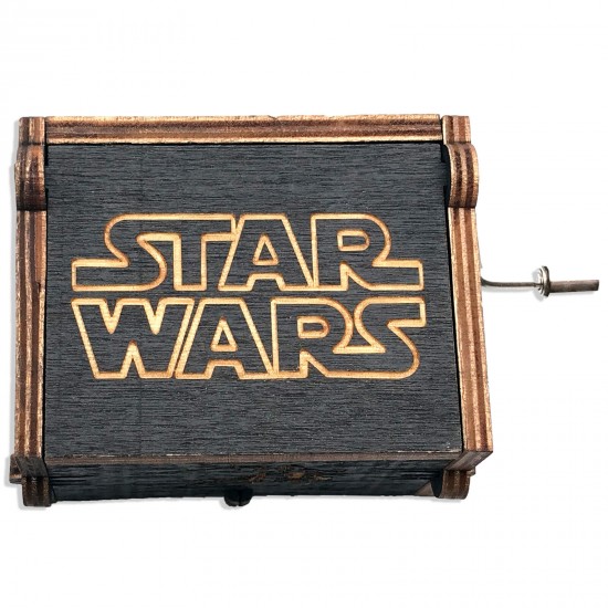 Wooden Star Wars Music Box Wood Star Wars Custom Gift For Boyfriend / Brother