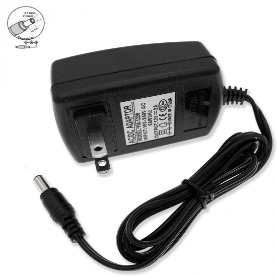 12V AC Adapter Cord For Yamaha YPG-235 AD Keyboard Portable Grand Power Supply
