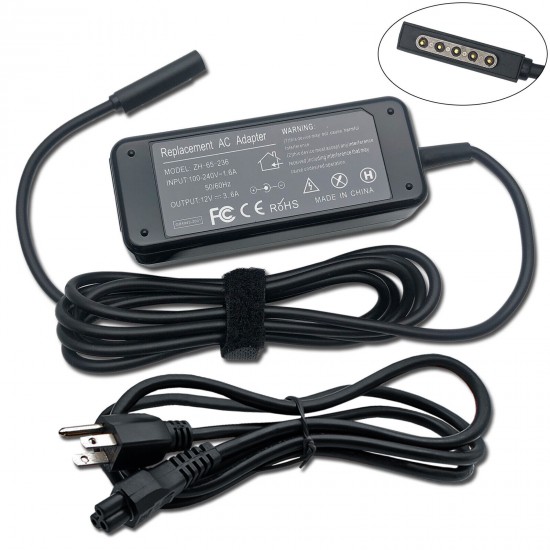 12V 3.6A AC Adapter Charger Power Supply For Microsoft Surface Pro 128GB 64GB