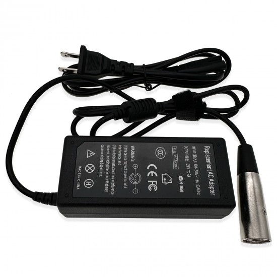 24V 2A Battery Charger for Schwinn MISSILE FS NEW FRONTIER F-18 FLY FS Scooter