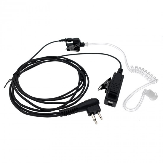 2-Wire Security Surveillance Kit Headset Earpiece Motorola Radio RDU2020 RDU4100