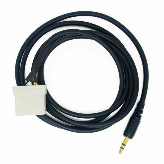 3.5mm Audio Adapter AUX Cable For Mazda 2 3 5 6 CX-7 CX-9 RX-8 MX-5 Miata 2006+