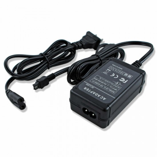 AC Power Adapter Power Charger for Sony Handycam DCR-SR46 DCR-SR47 DCR-SR67