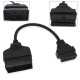 22 Pin OBD1 to 16Pin OBD2 Convertor Adapter Cable For TOYOTA Diagnostic Scanner