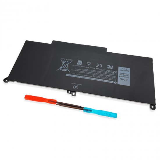 New 60Wh F3YGT Battery For Dell Latitude 7280 7290 7380 7480 7490 Series