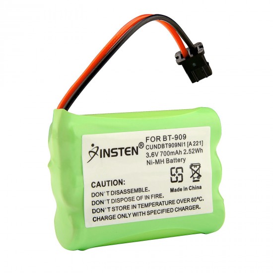 3.6V 700mAh Ni-MH Battery For Uniden BT909 Cordless Phone