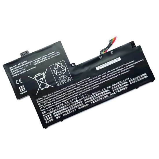 11.25V 42Wh 3770mAh Laptop Battery for Acer Swift 1 SF113-31-P87M (NX.GP2AA.001) SF113-31-P7Z0 (NX.GNMEV.001) SF113-31-P7Q4 (NX.GNLEK.003) SF113-31-P6YX (NX.GPREV.002) SF113-31-P6UD